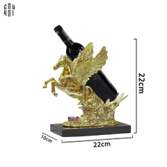 MAISON DE LUXe - ĐẾ RƯỢU TRANG TRÍ GOLDEN ELITE PEGASUS SS25