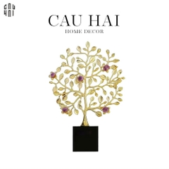 HOME COUTURE - TƯỢNG BRASSON AMETHYST - JARDIN DE VIE. SS25