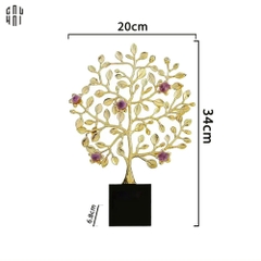 HOME COUTURE - TƯỢNG BRASSON AMETHYST - JARDIN DE VIE. SS25