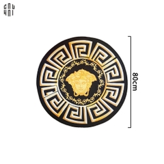 THẢM TRÒN TRẢI SÀN - ROUND CARPET - D80 GIANNI VERS. MEDUSA GREEK KEY