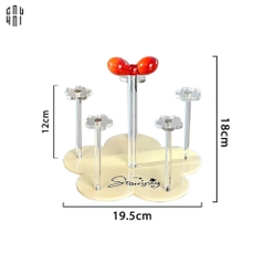 GIÁ TREO LY ACRYLIC WHITE MURPHY