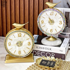 ĐỒNG HỒ ĐỂ BÀN FULL GOLDEN MYSTERY BIRD