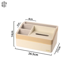 HỘP KHĂN GIẤY DA LEATHER LUCAS TISSUE BOX