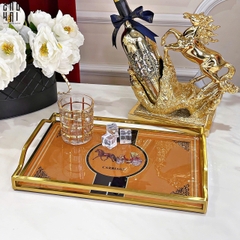 KHAY GƯƠNG CHỮ NHẬT GOLDEN HIGH-CLASS HELIOS TRAY SS25