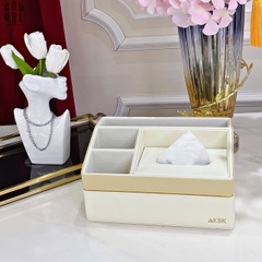 HỘP KHĂN GIẤY DA LEATHER LUCAS TISSUE BOX