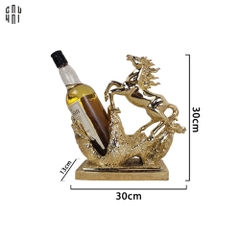 MAISON DE LUXE - ĐẾ RƯỢU  ELITE GOLDEN CAVALIER SS25