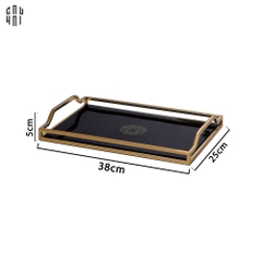 KHAY GƯƠNG CHỮ NHẬT  MEDUSA BLACK MIRROR  38. SS25