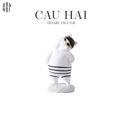 TƯỢNG MÈO TRANG TRÍ GYMNASTIC MEOW