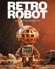 Sank Toys X NONG TOY Retro Robot-Silver
