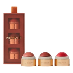 Bộ Trang Điểm Má Merit Mini Flush Balm Cream Blush Set