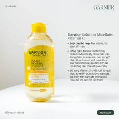 Tẩy Trang Garnier Micellar Cleansing Water Vitamin C