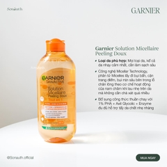 Tẩy Trang Garnier Solution Micellaire Peeling Doux 400ml (Cam)