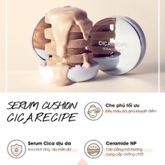 Phấn Nước Beausta Cicarecipe Serum Cushion SPF50+ 15g