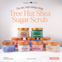 Tẩy Da Chết Cơ Thể Tree Hut Shea Sugar Scrub 255g (NK)