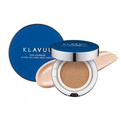 Klavuu Blue Pearlsation High Coverage Marine Collagen Aqua Cushion 12g (xanh)