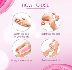 Veet Easy-Gel Bandes De Cire Wax Strips (có tách lẻ)