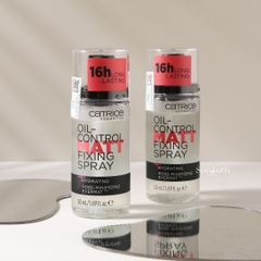 Xịt Khóa Nền Catrice Oil-Control Matt Fixing Spray 16h 50ml