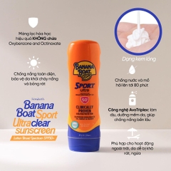 Kem Chống Nắng Banana Boat Sport Ultra Lotion SPF 50+