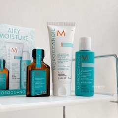 Bộ Chăm Sóc Tóc Moroccanoil Airy Moisture Travel Kit