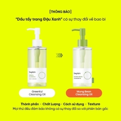 Dầu Tẩy Trang Beplain Mung Bean Cleansing Oil 200ml