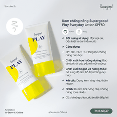 Kem Chống Nắng Supergoop! Play Everyday Lotion SPF50 71ml