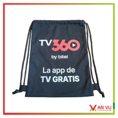 Balo dây rút vải canvas