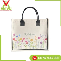 Túi vải đay Wildflower