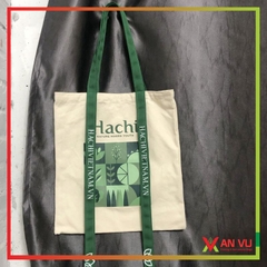 Túi tote canvas có dây phụ Hachi