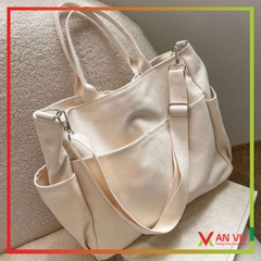 Túi vải canvas đeo chéo