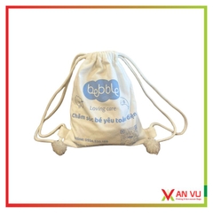 Túi vải canvas dây rút cho thương hiệu mẹ và bé