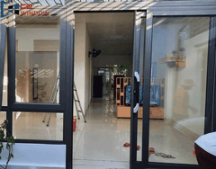 Cửa trượt quay 2 cánh Tại Hoàng Mai Hà Nội