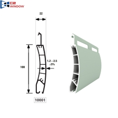 Cửa cuốn lỗ thoáng nan CD 100