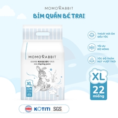 Bỉm quần bé trai Momo Rabbit - XL22 - 11-14kg