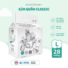 Bỉm quần Classic Momo Rabbit - L28 - 8-12kg