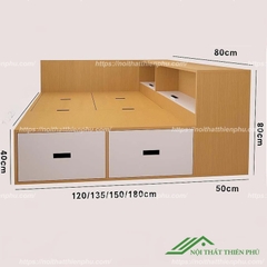 Giường ngủ đôi thông minh - GN 25