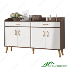 Tủ giày thông minh chân gỗ sồi - TG 04