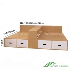 Giường ngủ đôi thông minh - GN 25