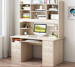 Bàn Làm Việc Kèm Giá Sách - HS 03