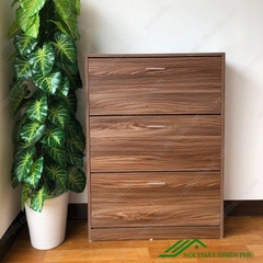 Tủ giày thông minh 3 ngăn nâu - TG 11