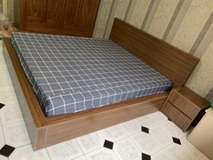 Giường ngủ gỗ dạng hộp không ngăn kéo - GN 32