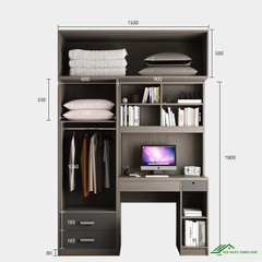 Tủ Quần Áo Hiện Đại Thông Minh- QA 51