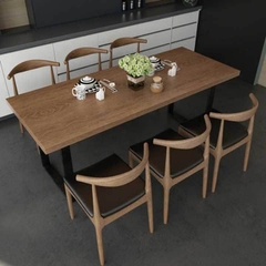 Bộ bàn ăn 6 ghế gỗ nhập khẩu hiện đại - BA 74