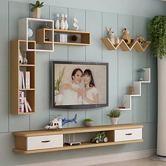 Kệ tivi treo tường gỗ công nghiệp giá rẻ - TV 34