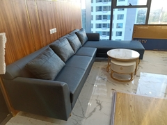 Ghế Sofa Da Góc Hiện Đại - SF92