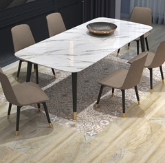 Bàn ăn 4 ghế đá nhập khẩu cao cấp - BA 52