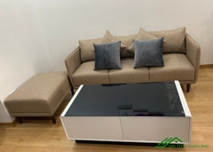 Bàn trà mặt kính sofa hộp 2 ngăn kéo - BT 11