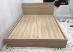 Giường ngủ 1.6m nhiều ngăn gỗ MDF Phủ Melamine - GN 16