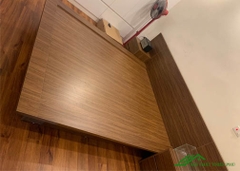 Giường gỗ mdf đầu tràn phản lật thông minh - GN 31