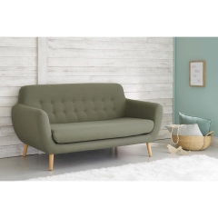 Ghế Sofa Văng Gỗ Sồi Bọc Nỉ 1m6 Đẹp - SF 81