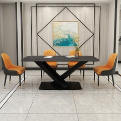 Bộ bàn ăn mặt đá 4 ghế Kenry cao cấp - BA 43